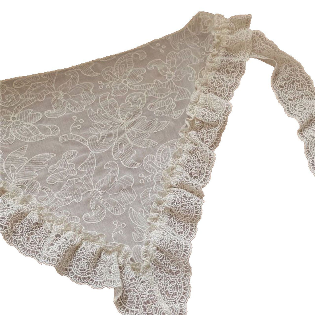 Retro Lace-trimmed Midi Skirt photo 4