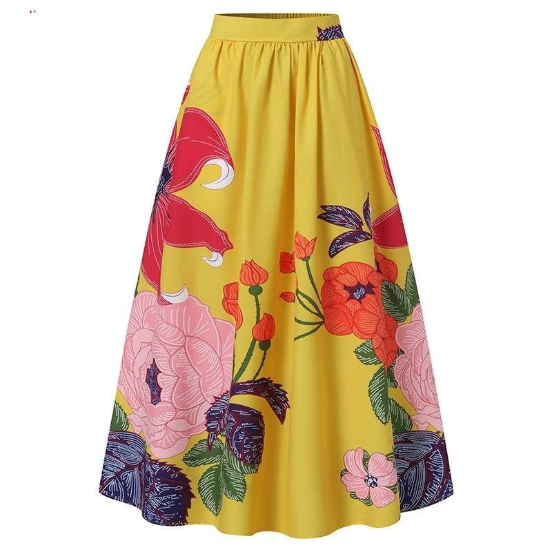 Bottoms Skirt Floral Holiday Long Maxi photo 4