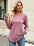Round Neck Long Sleeve T-shirt
