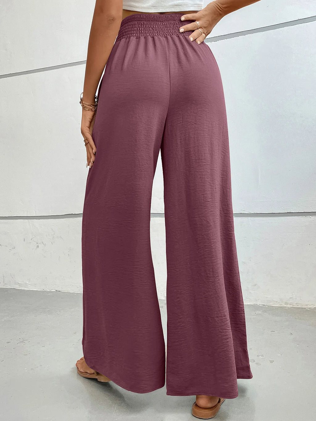High-waisted Wide Leg Pants (17)