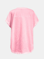 Sequin Round Neck Short Sleeve T-shirt (11)