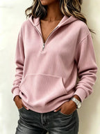 Kangaroo Pocket Half-zip Hoodie (9)