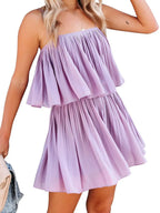 Ruched Spaghetti Strap Romper (3)