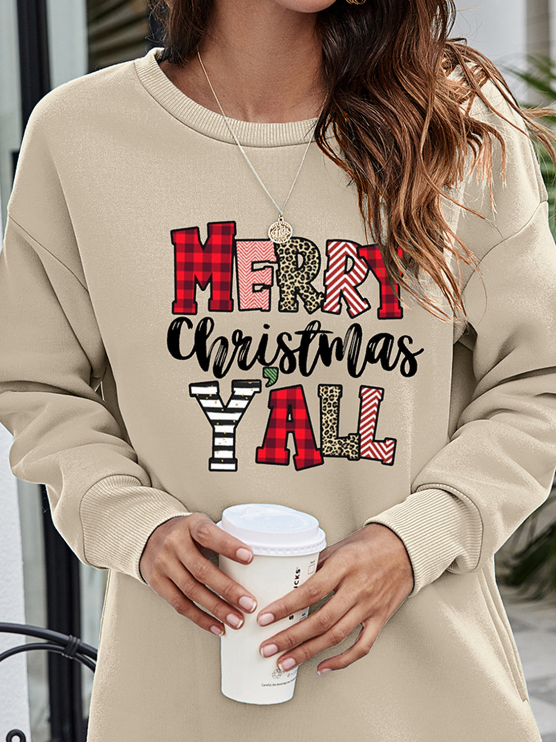 Merry Y'all Graphic Sweatshirt (15)