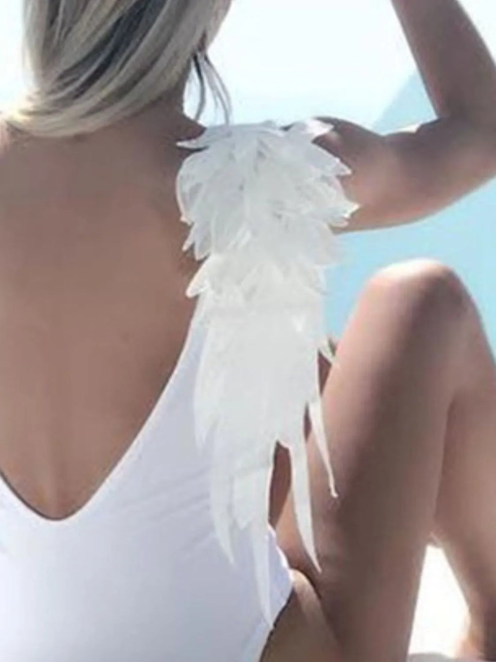 Backless Wide Strap Parent-child Swimwear (30)