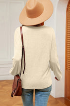 V-neck Dropped Shoulder T-shirt (12)