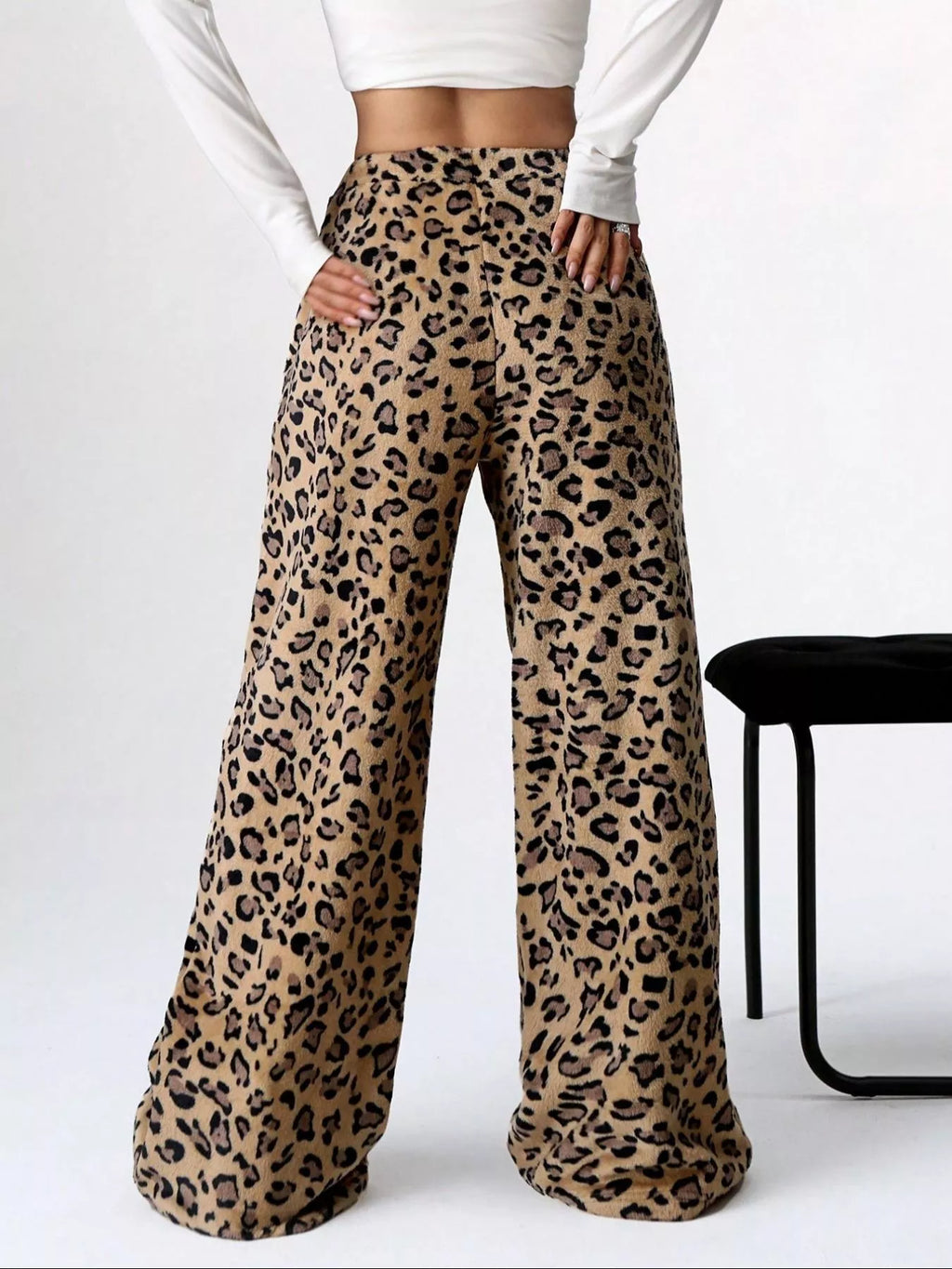 Leopard Wide Leg Pants (3)