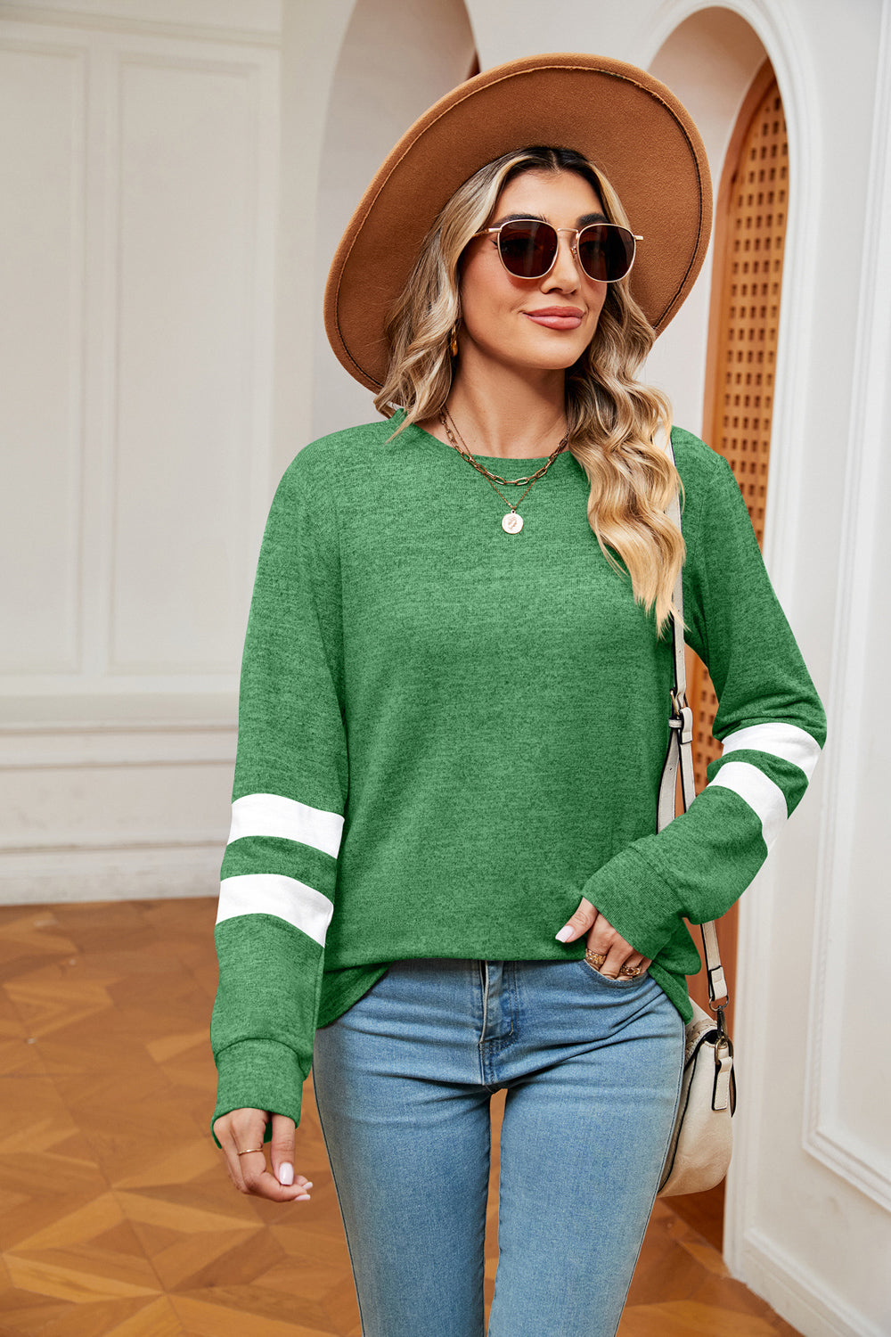Round Neck Long Sleeve Top (11)
