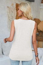 Lace Detail V-neck Tank (11)