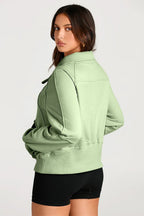 Half Zip Long Sleeve Sweatshirt (18)