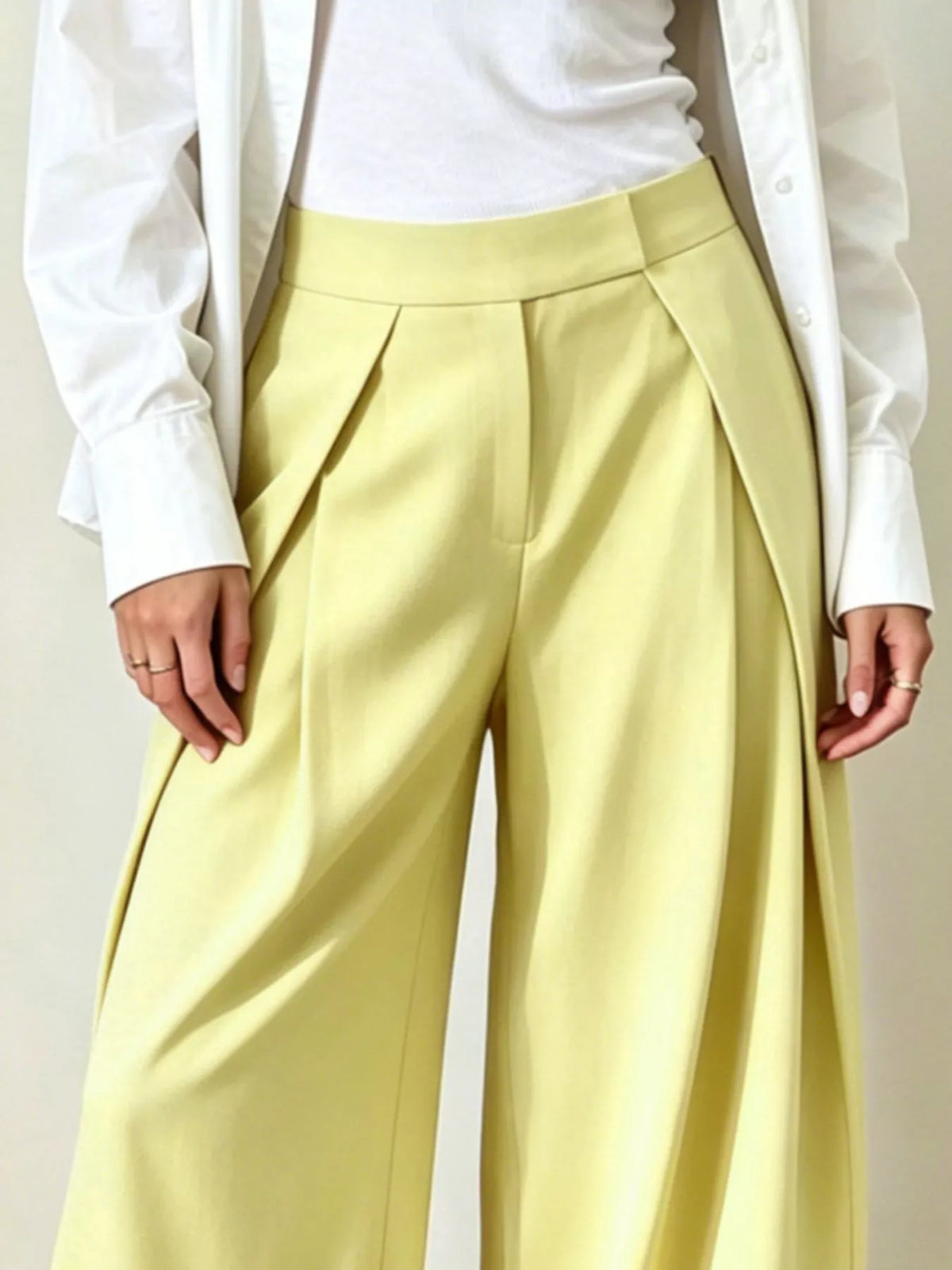 High-waisted Wide-leg Pants (10)