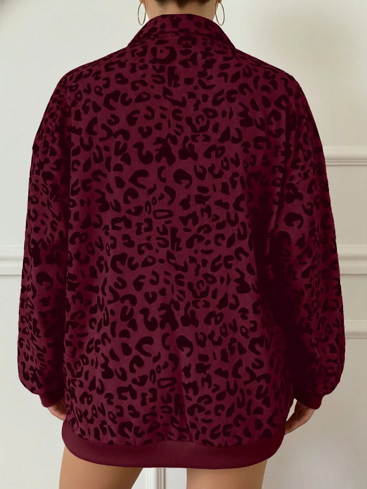 Leopard Print Quarter-zip Sweatshirt (13)