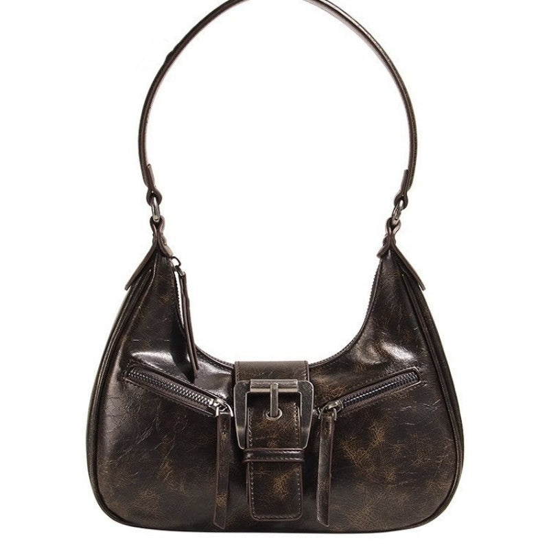Retro Shoulder Bag Underarm Crescent Crossbody photo 2