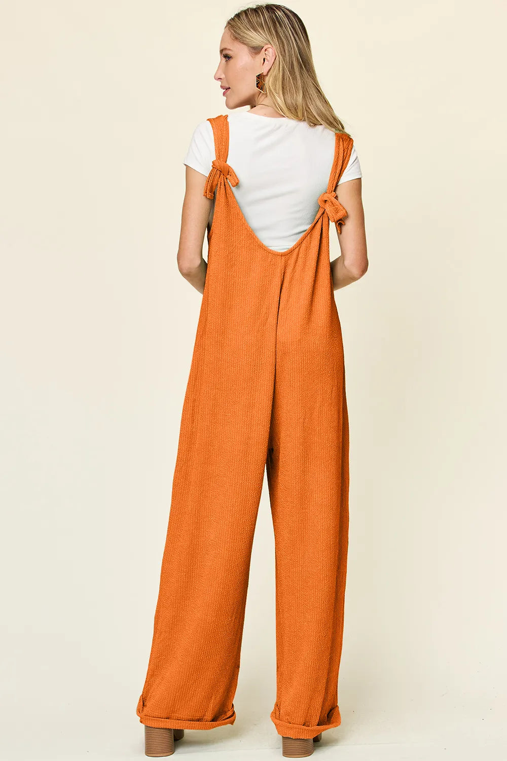 Full Size Texture Sleeveless Wide Leg Jumpsuit (3)