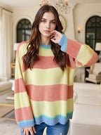Block Round Neck Sweater (16)