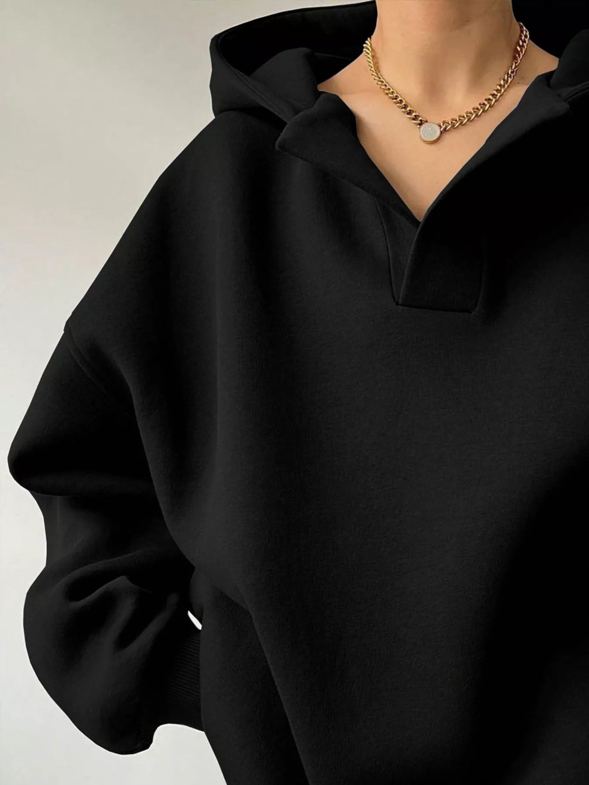 Dropped Shoulder Long Sleeve Sweatshirt (5)