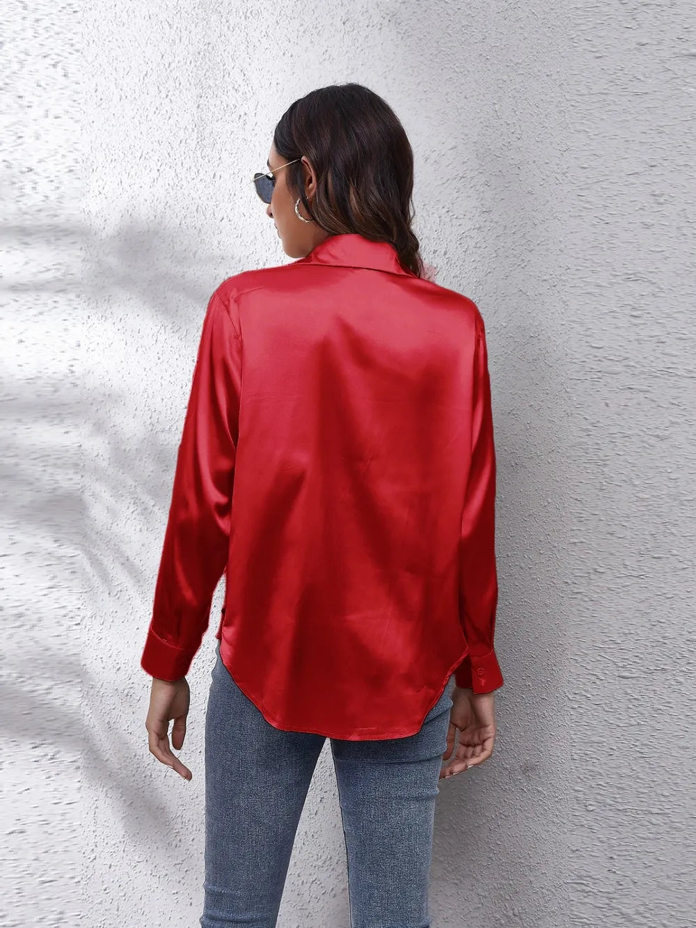 Button Up Collared Neck Long Sleeve Shirt (15)