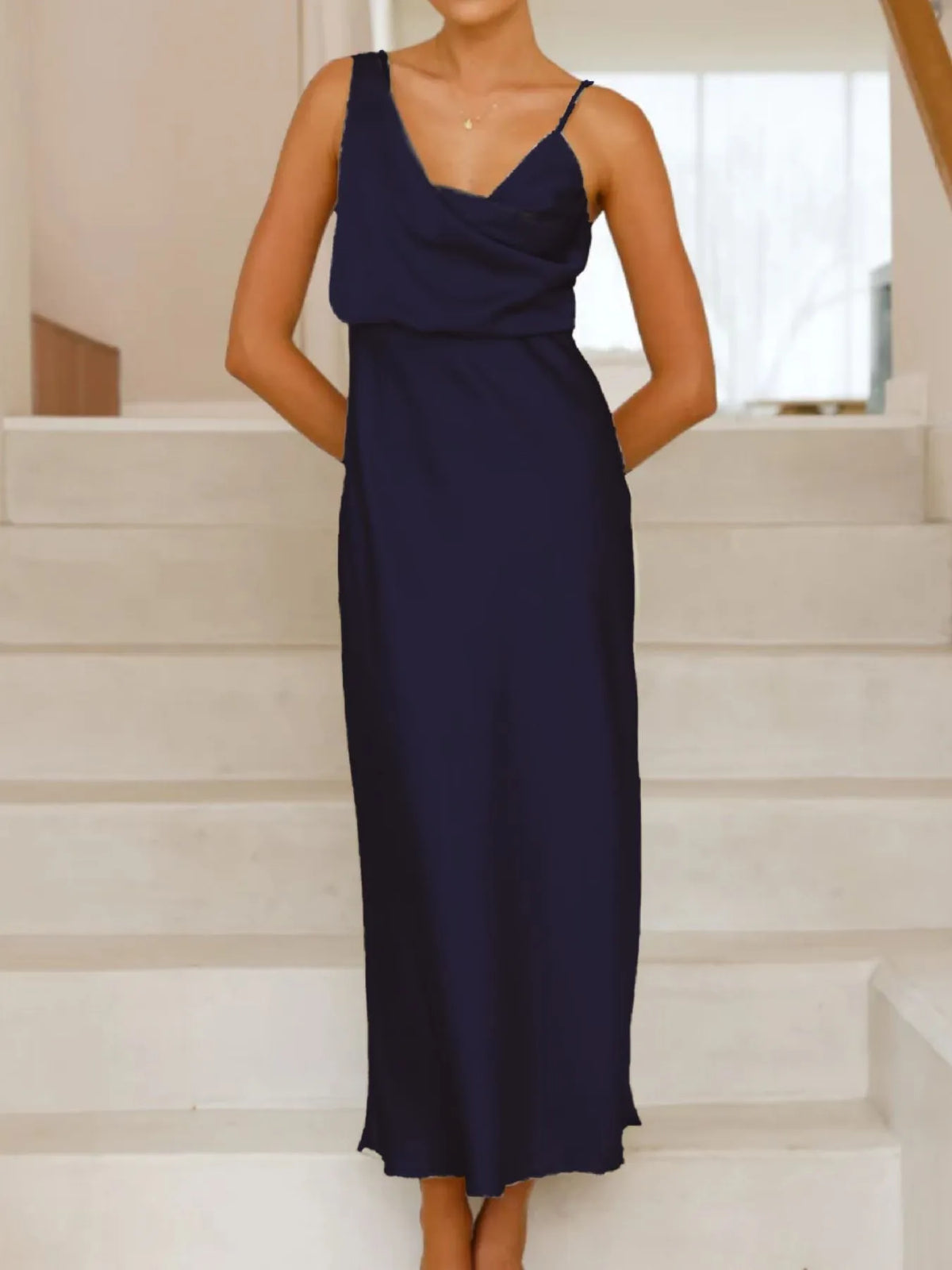 Satin Asymmetrical Midi Dress (33)