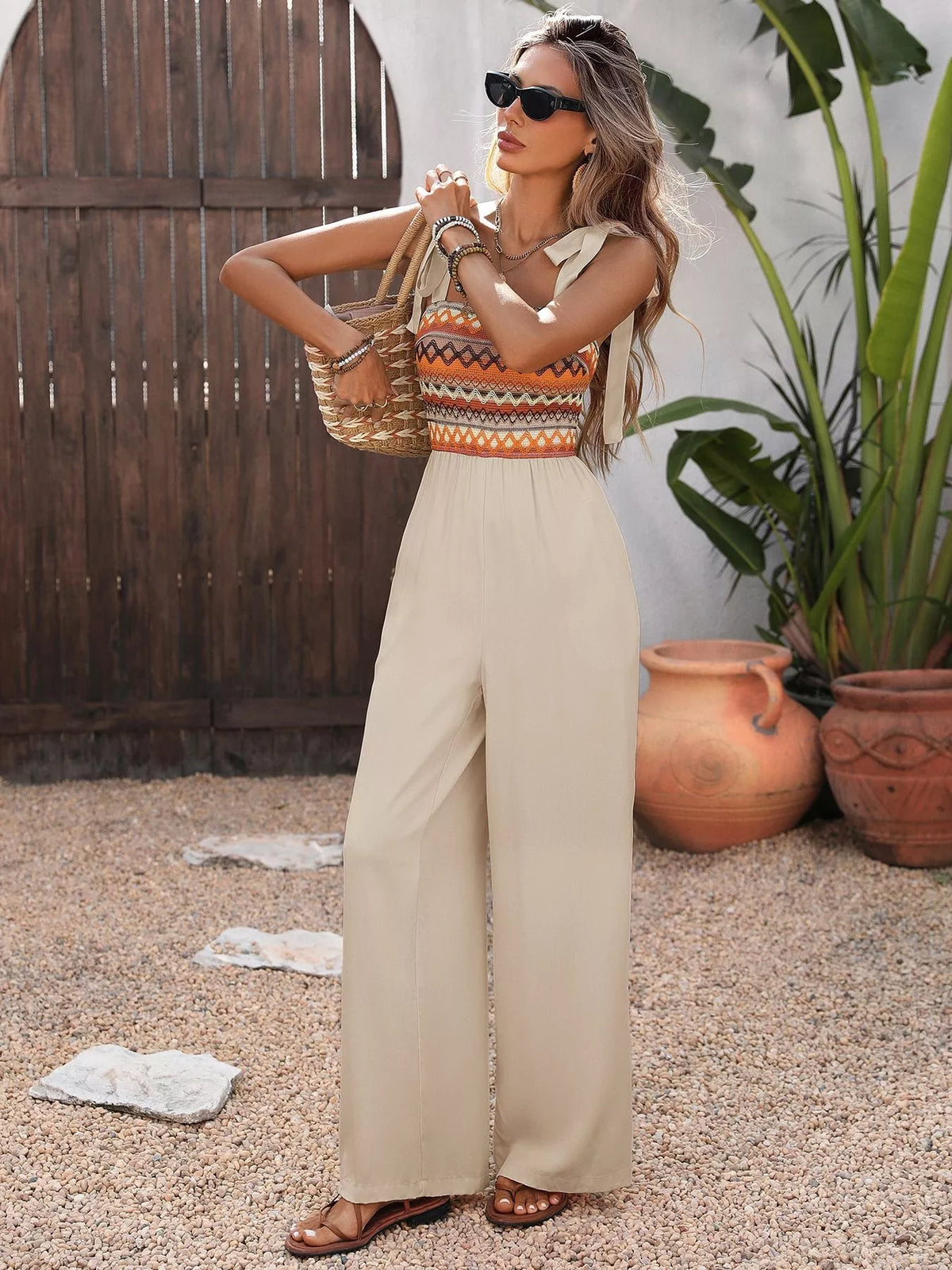Tie Shoulder Wide Leg Jumpsuit (14)