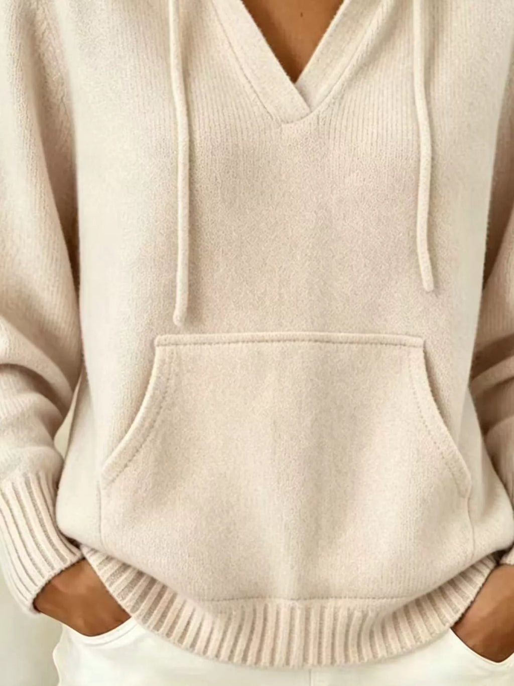 Kangaroo Pocket Hooded Sweater (2)