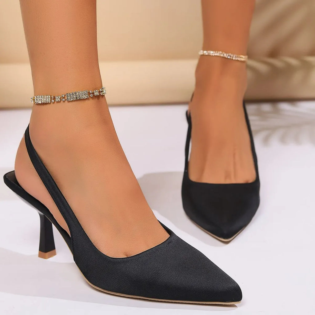 Point Toe Stiletto Pumps (2)