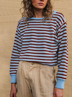 Striped Crew Neck Sweater (5)