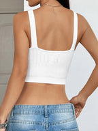 Ribbed Scoop Neck Crop Tank Top (10)