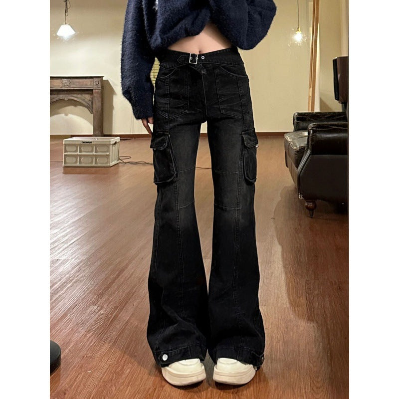 Straight Slimming High Waist Wide Leg Pants photo 6