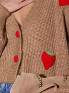 Strawberry Button Down Cardigan (10)