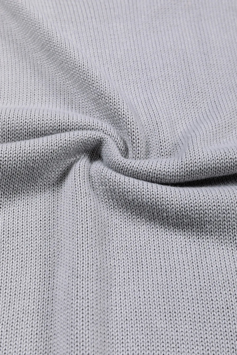 Contrast Round Neck Dropped Shoulder Sweater (20)