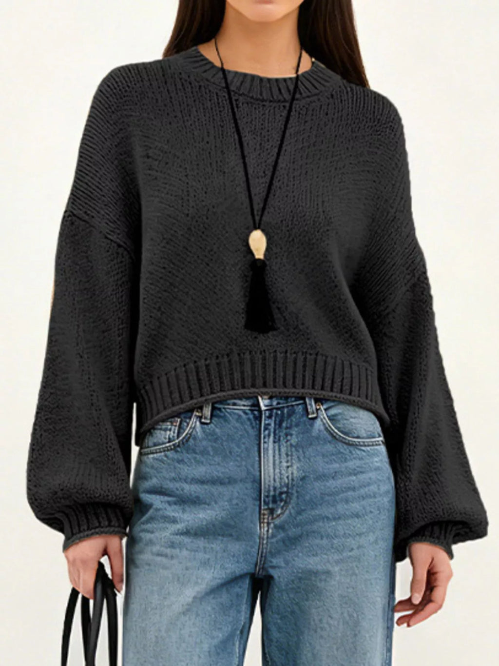 Oversized Chunky Knit Sweater (5)