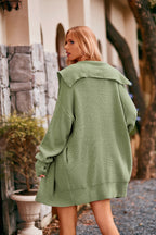 Collared Neck Button-up Cardigan Pockets (11)
