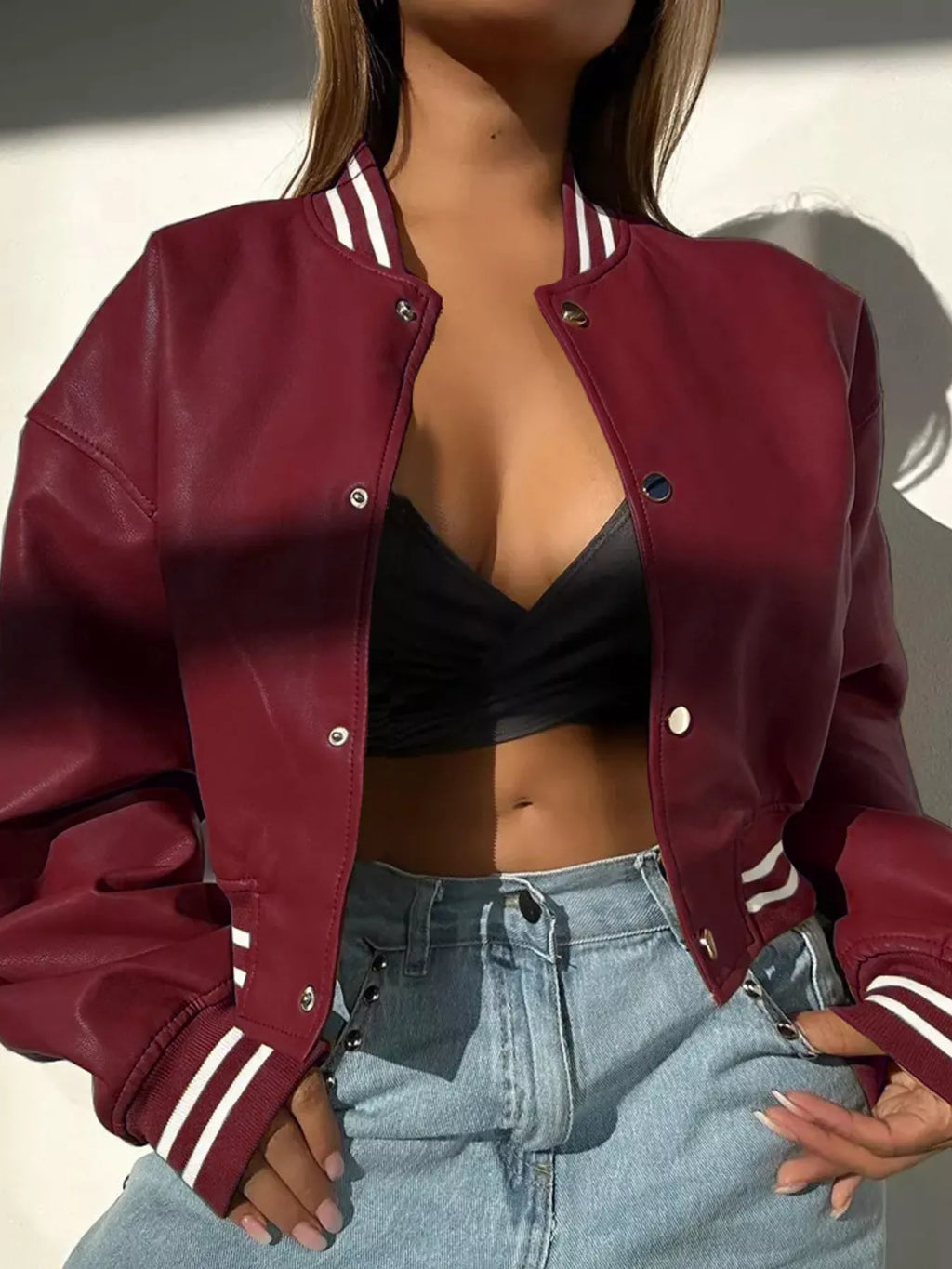 Snap Down Long Sleeve Jacket (10)