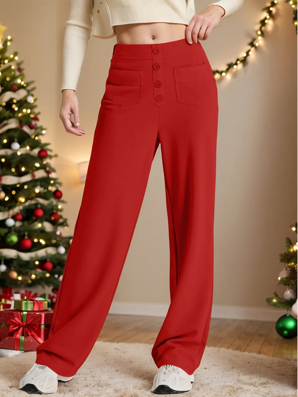 High Waist Wide Leg Pants (4)