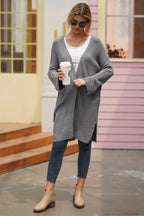 Open Front Long Sleeve Cardigan (20)