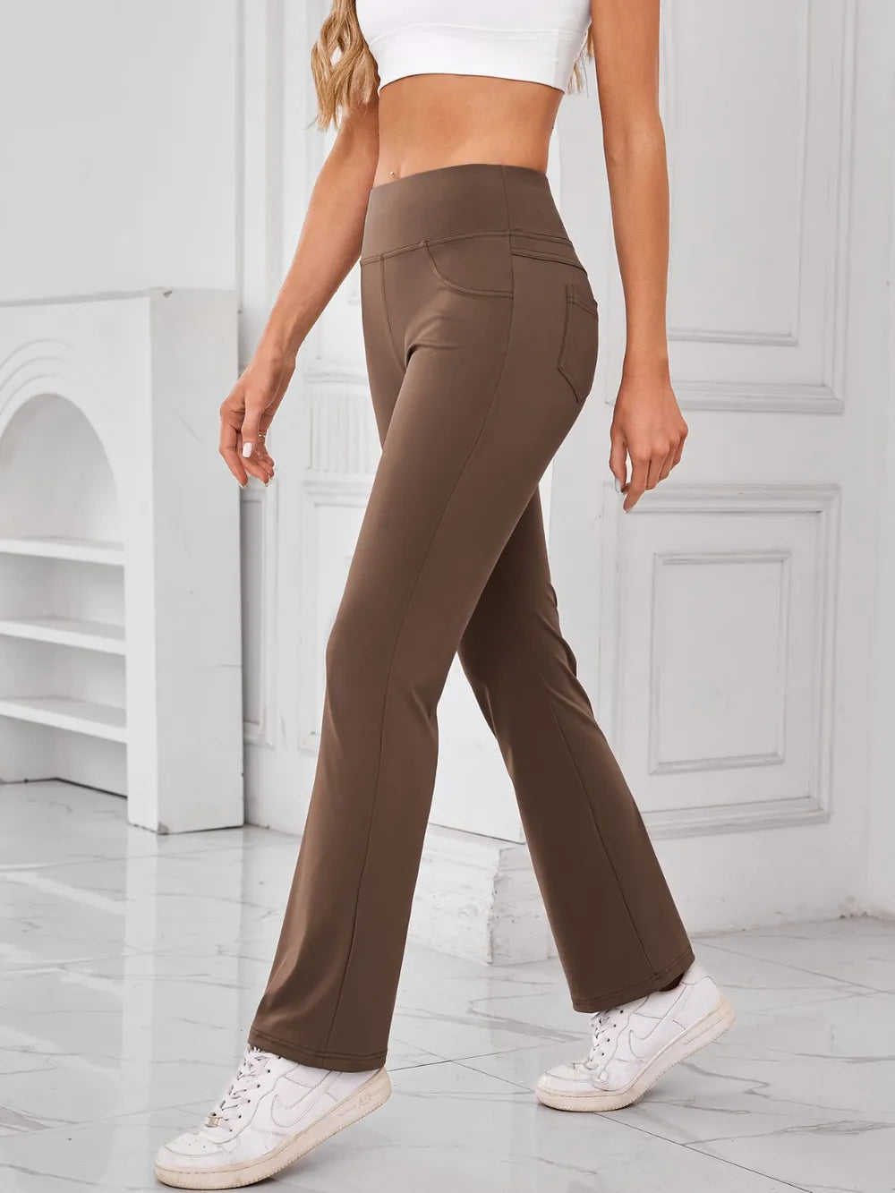 High Waist Active Pants Pockets (19)