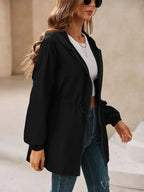 Outdoor Waterproof Long Sleeve Hooded Windbreaker (18)