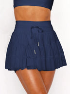 Ruched Mini Skort Pockets (18)