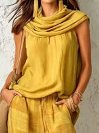 Plaid Wide-leg Two-piece Set (17)