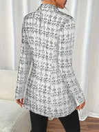 Tweed Double-breasted Blazer (7)