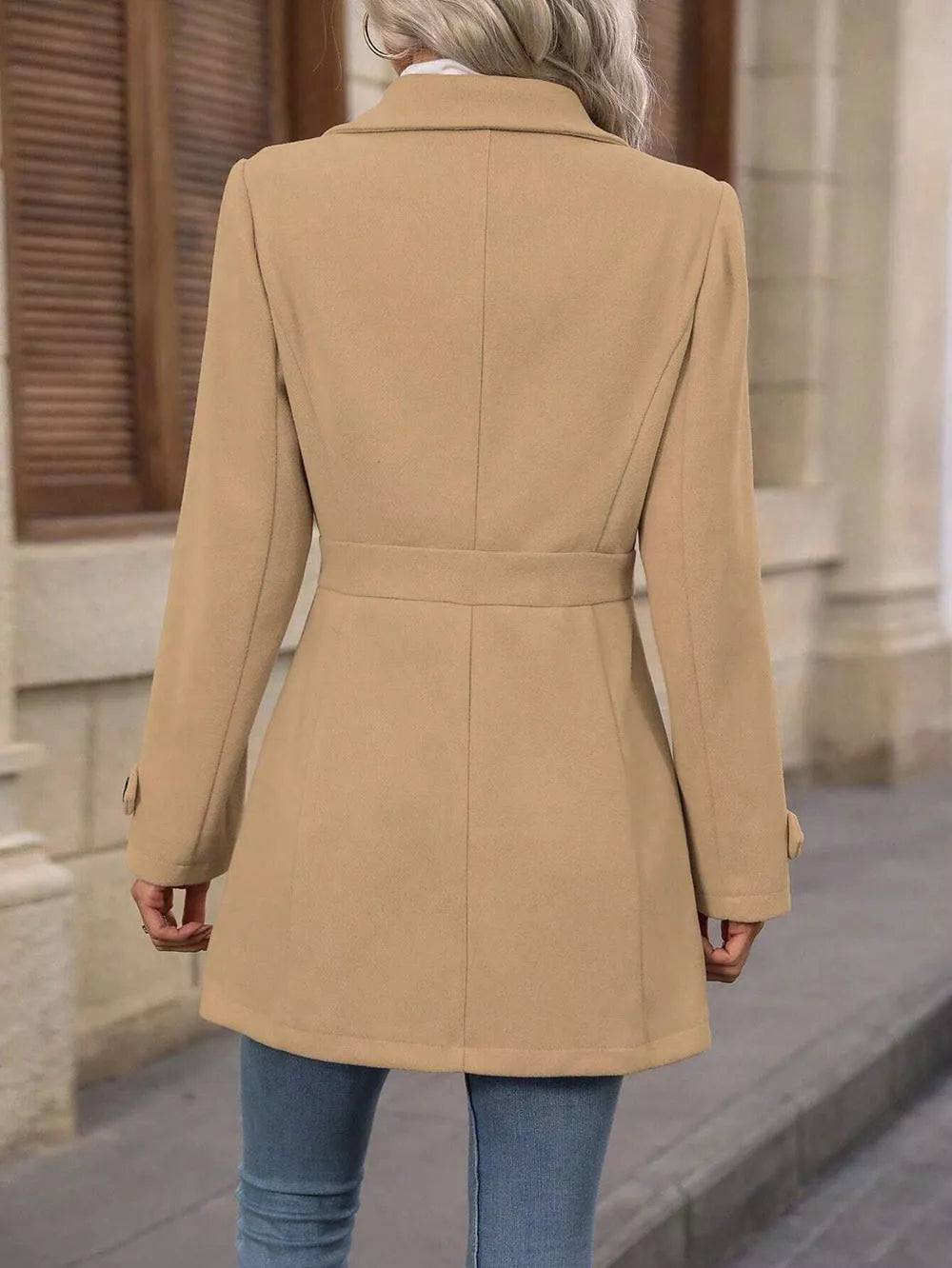 Collared Neck Button Up Coat (11)