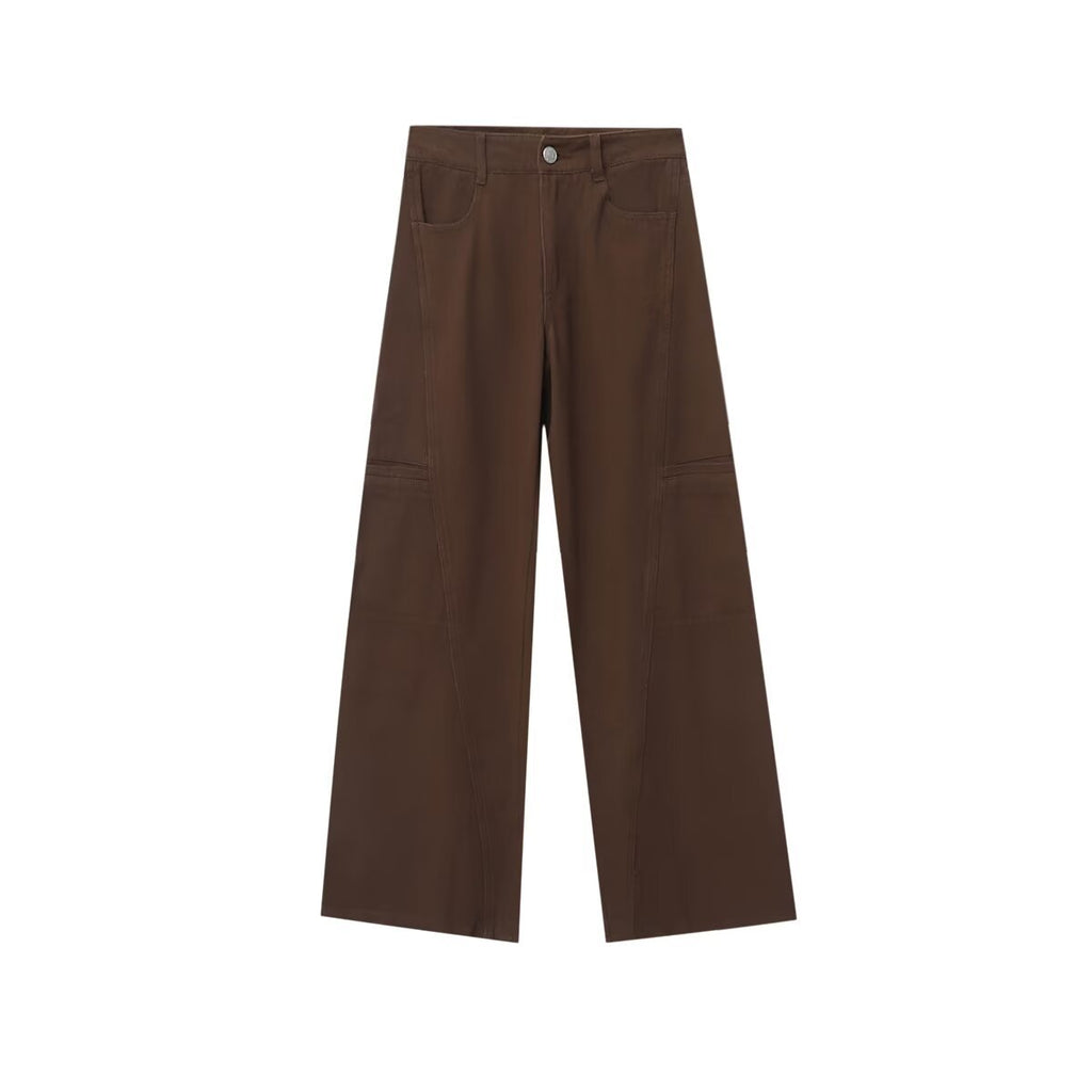 Summer Mid-waist Wide-leg Straight Jeans photo 5