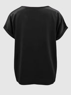Round Neck Short Sleeve T-shirt (3)