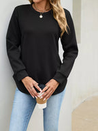 Textured Crew Neck Sweatshirt (15)