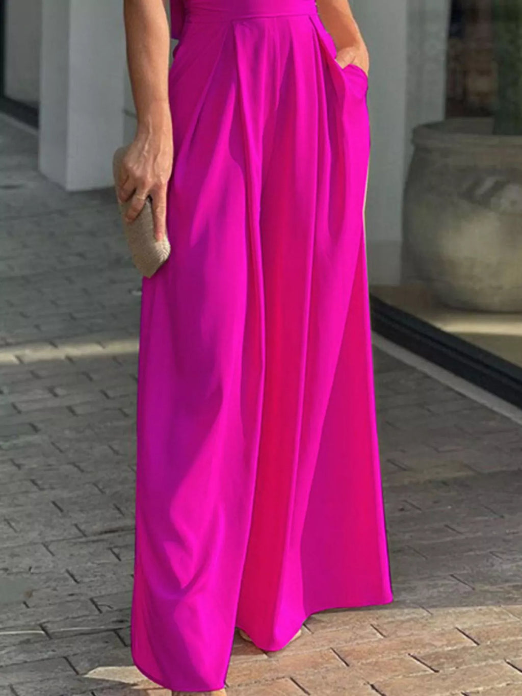 Puff Sleeve Wide Leg Jumpsuit (15)