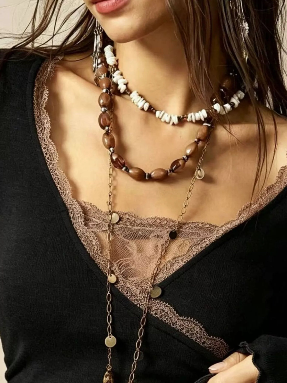 Lace Detail Long Sleeve T-shirt (2)