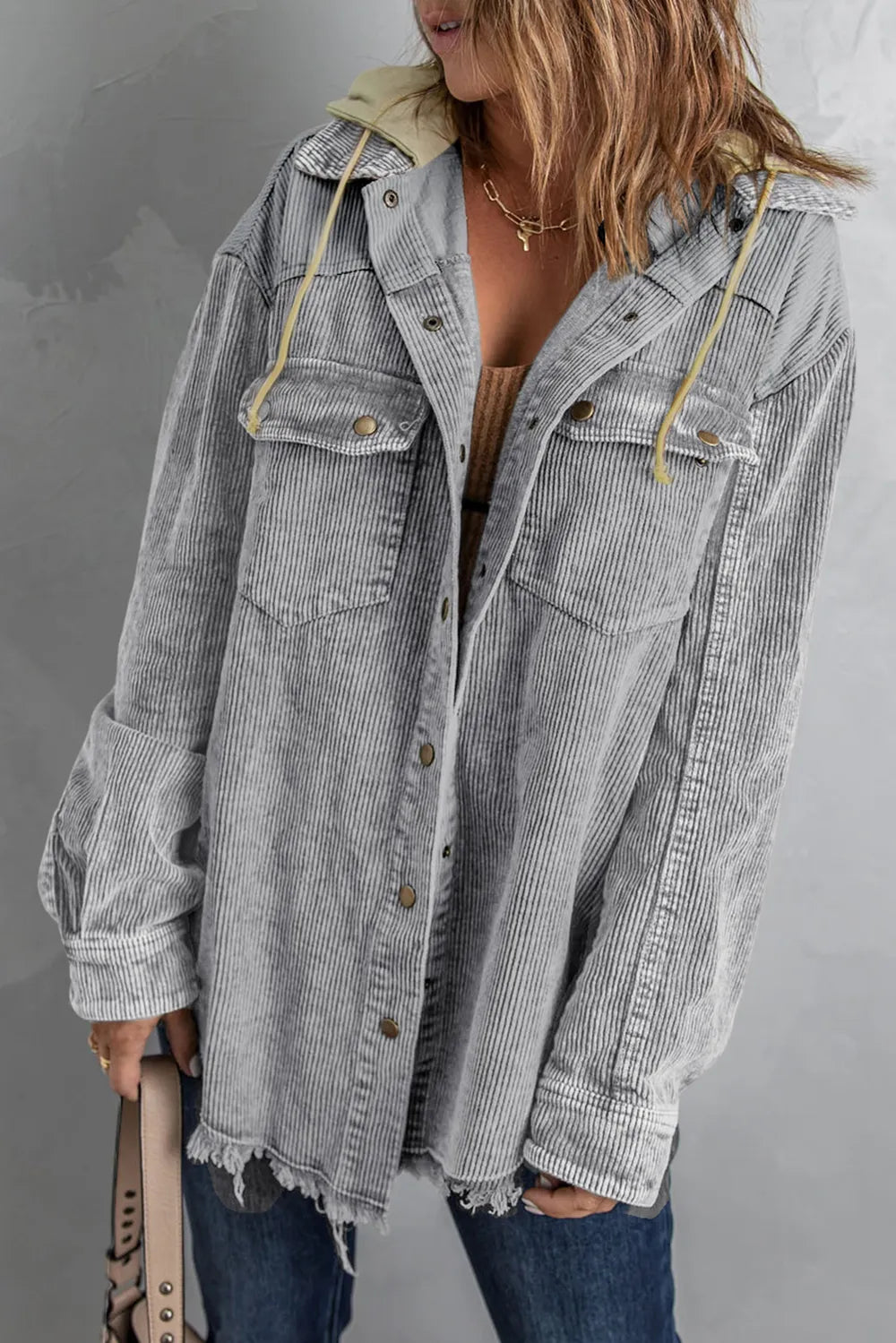Snap Front Hooded Corduroy Shacket (29)