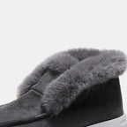 Furry Suede Snow Boots (8)