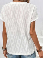 Full Size Round Neck Short Sleeve T-shirt (2)