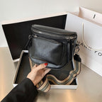 One Shoulder Crossbody Soft Leather Casual Saddle Bag photo 2